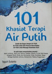 Image of 101 Khasiat Terapi Air Putih