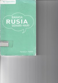Image of Bahasa Rusia Sehari hari
