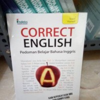 Image of Correct English : Pedoman belajar Bahasa Inggris