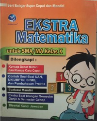 Image of Ekstra Matematika: untuk SMA/MA kelas X