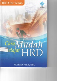 Image of HRD for Teens. Cara Mudah belajar HRD