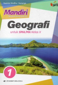 Image of Mandiri (mengasah kemampuan diri) : geografi  KELAS X