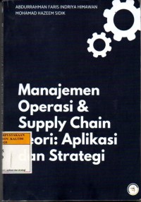 Image of Manejemen Operasi & Supply Chain Teori , Aplikasi dan Strategi