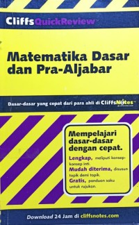 Image of Matematika dasar dan pra aljabar