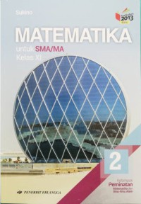Image of MATEMATIKA untuk SMA/MA kelas XI
