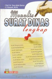 Image of Menulis Surat Dinas Lengkap