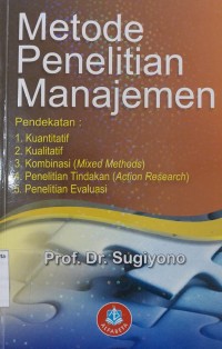 Image of Metode Penelitian Manajemen