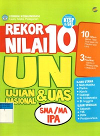 Image of REKOR NILAI 10 UN & UAS SMA/MA IPA