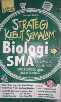 Image of strategi Kebut Semalam Biologi SMa