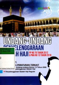 Image of Undang-undang Penyelenggaraan Ibadah Haji